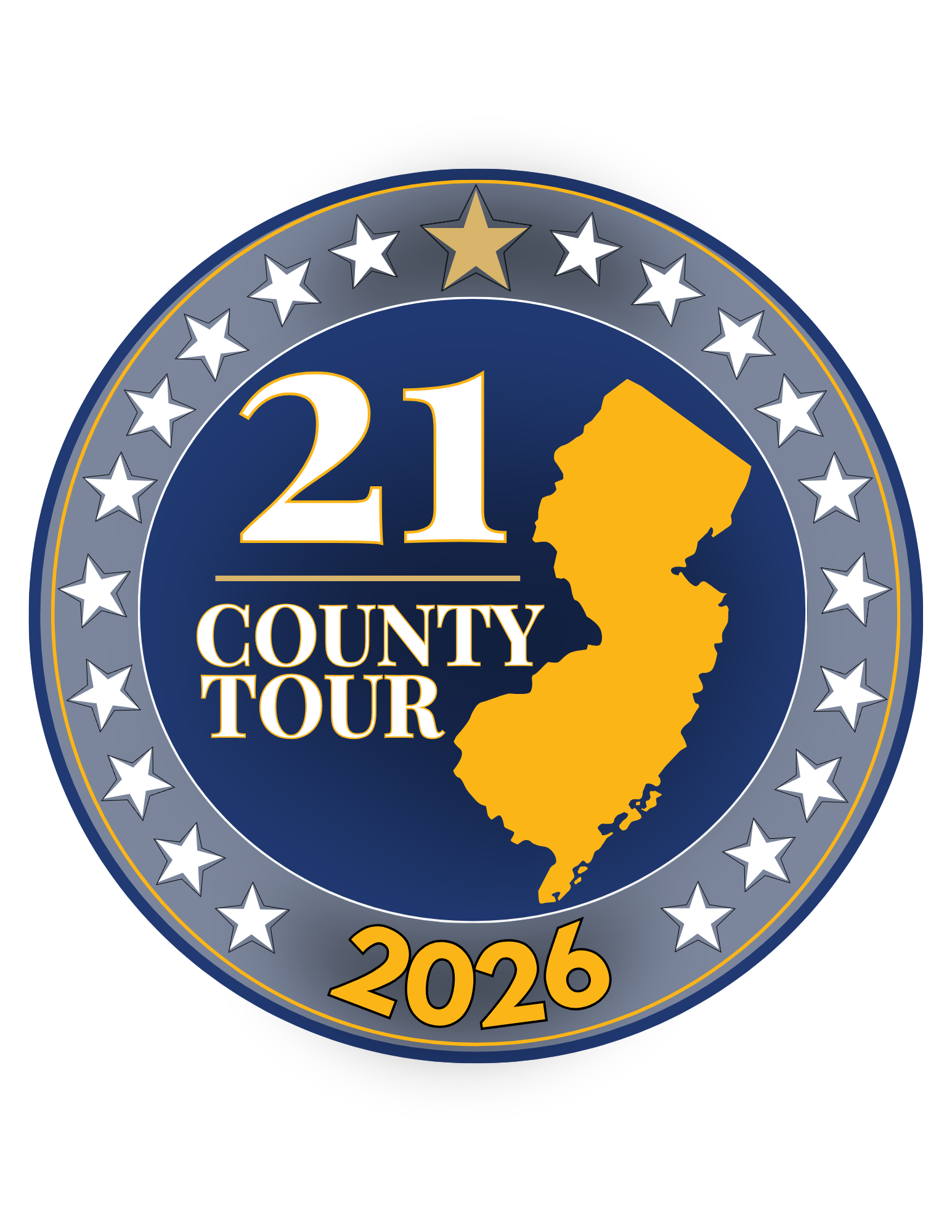 21 County Tour Logo